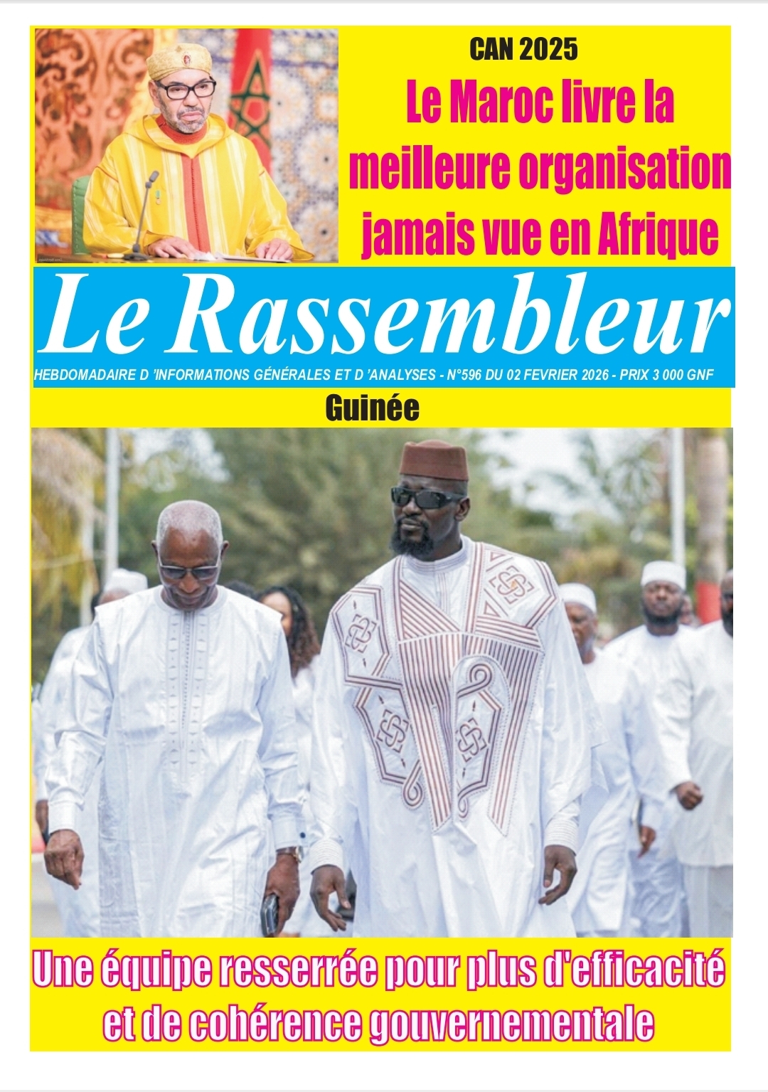 Le Rassembleur du 02 Février 2026